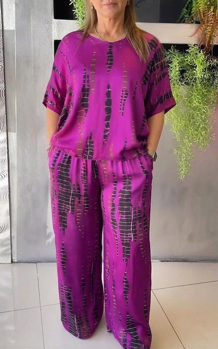 Freya – Co-ord Set Gedrukt Twee-Delig
