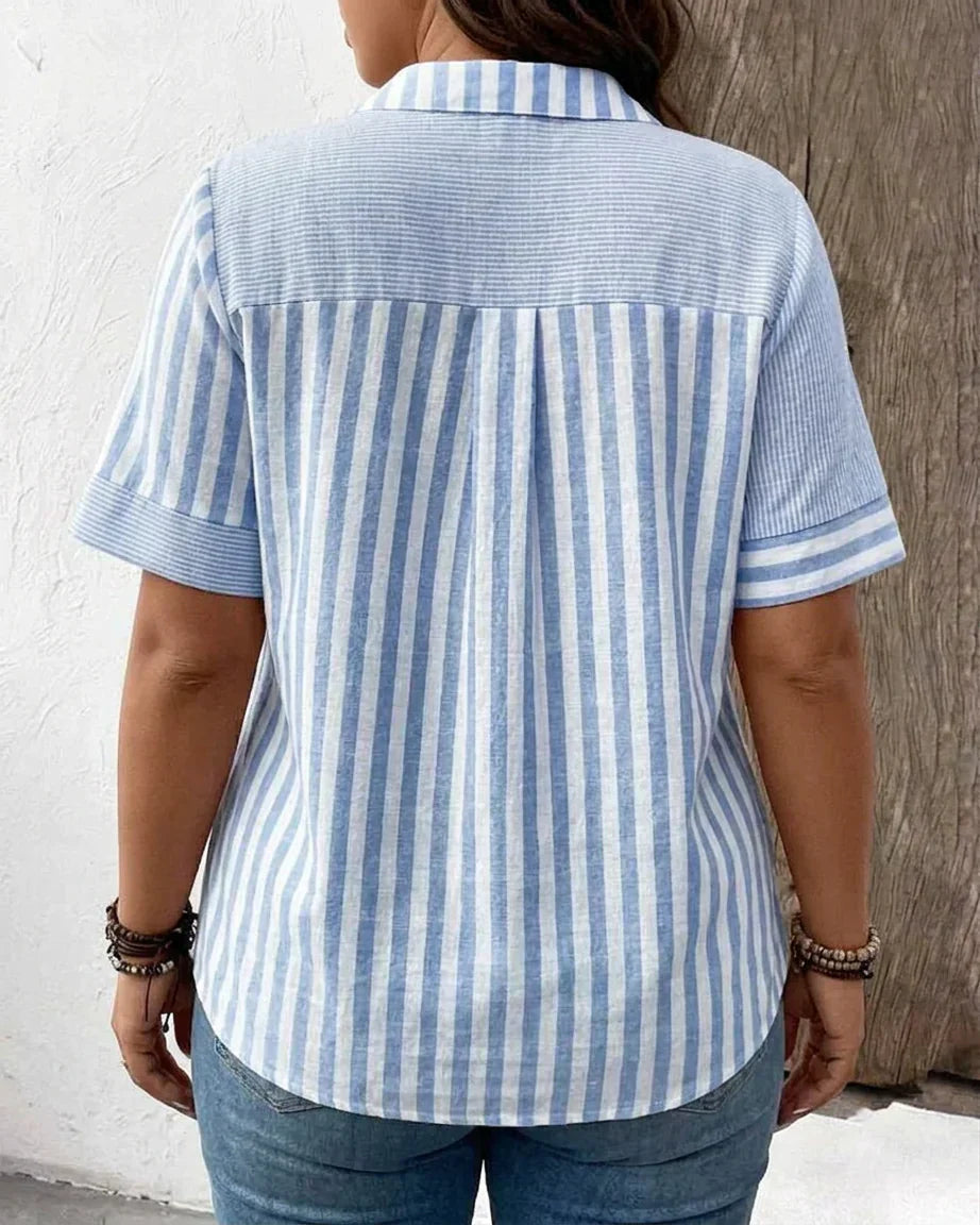 Frankie | Zachte Gestreepte Blouse