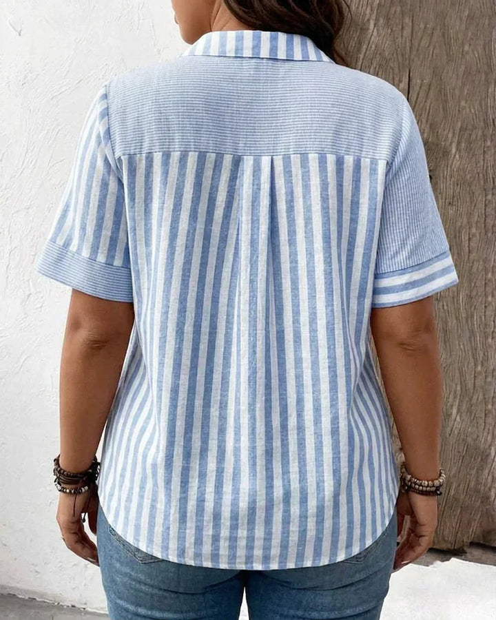Frankie | Zachte Gestreepte Blouse
