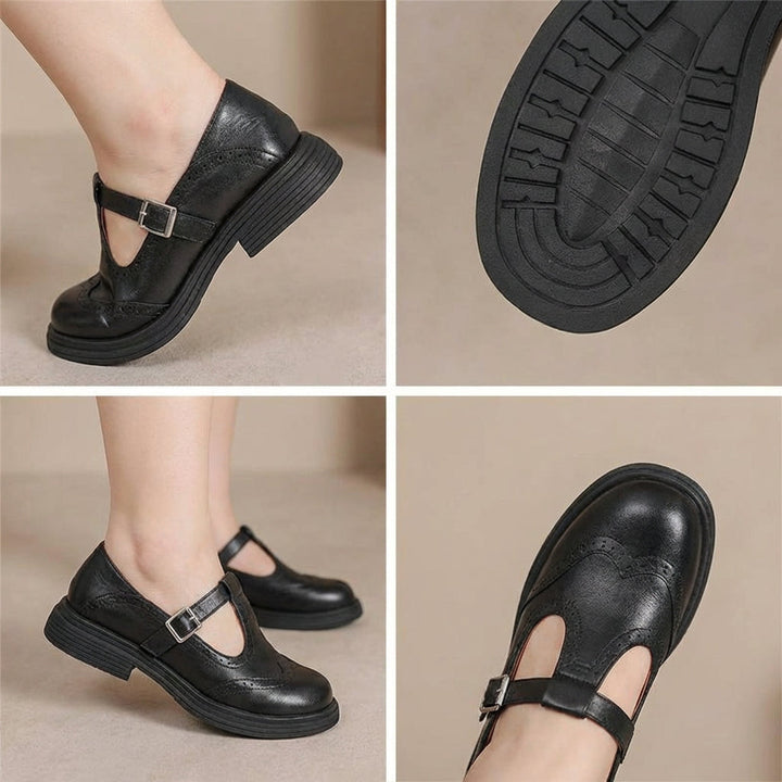 Odette | Leren Mary Janes