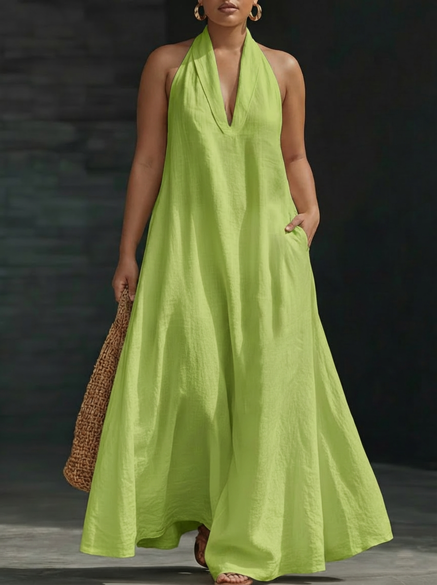 Nova | Halter Maxi Jurk