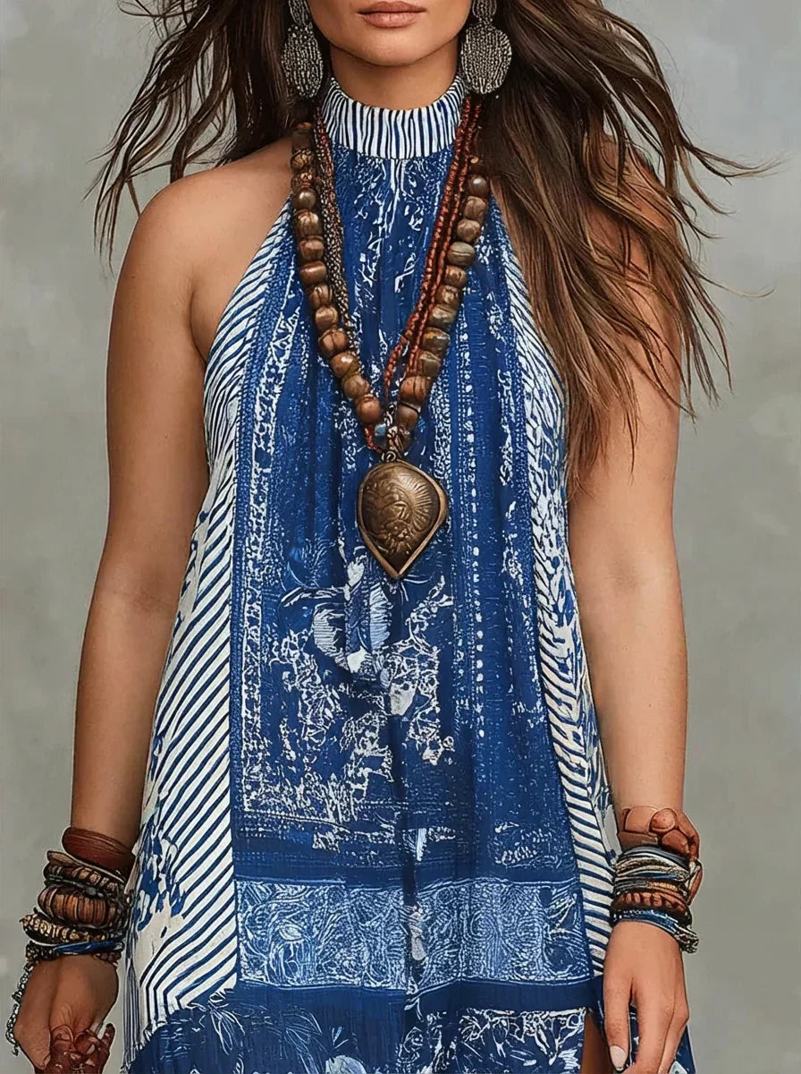 Ilse | Patchwork Maxi Jurk