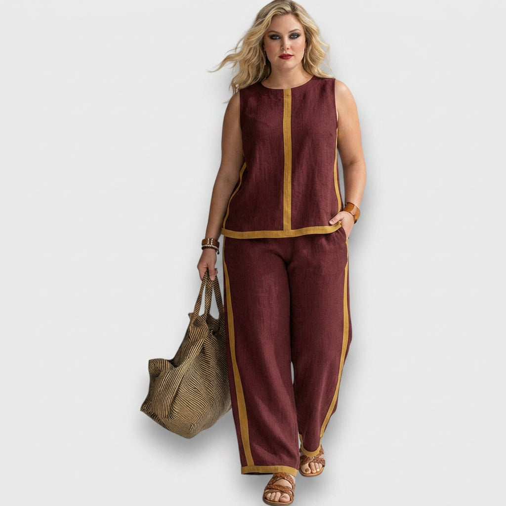 Selma - Linnen Twee-delige Co-ord Set