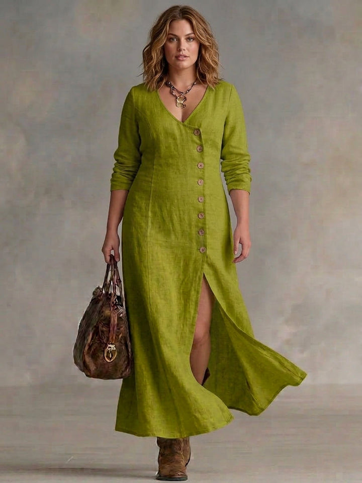 Calla | Knopen Maxi Jurk