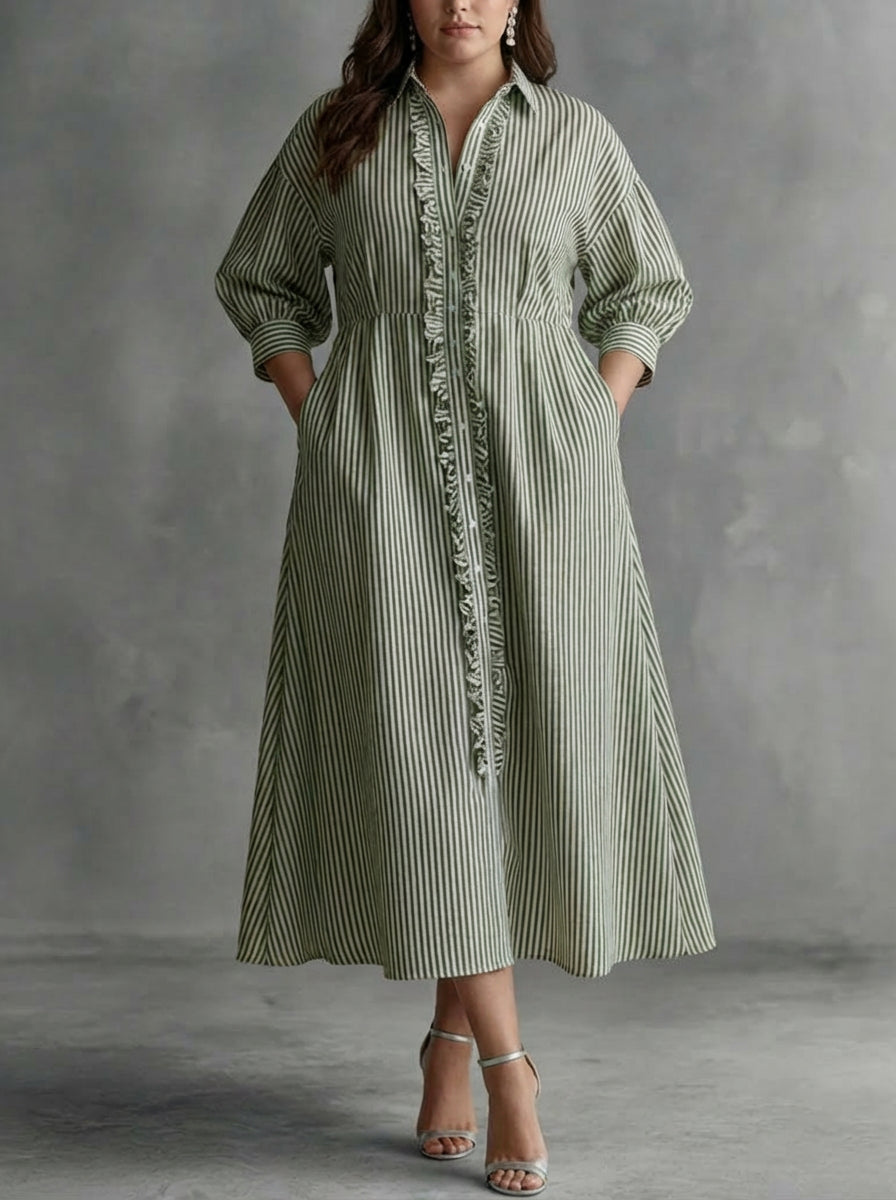 Dilys | Stripe Maxi Dress