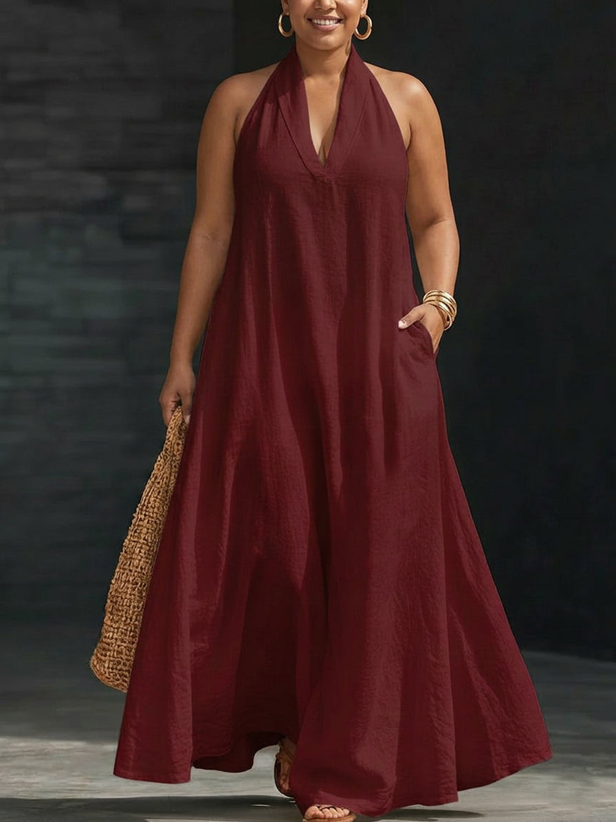 Nova | Halter Maxi Jurk