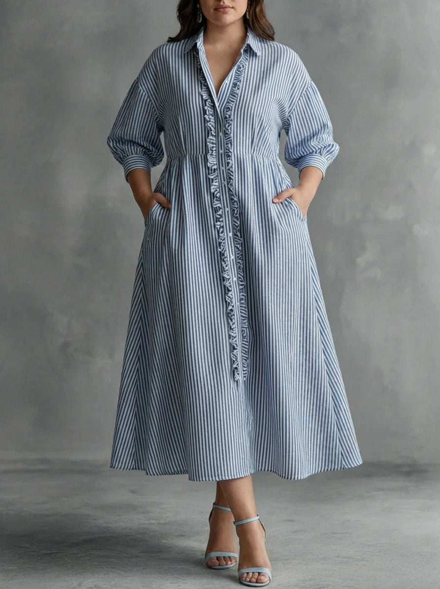 Dilys | Stripe Maxi Dress