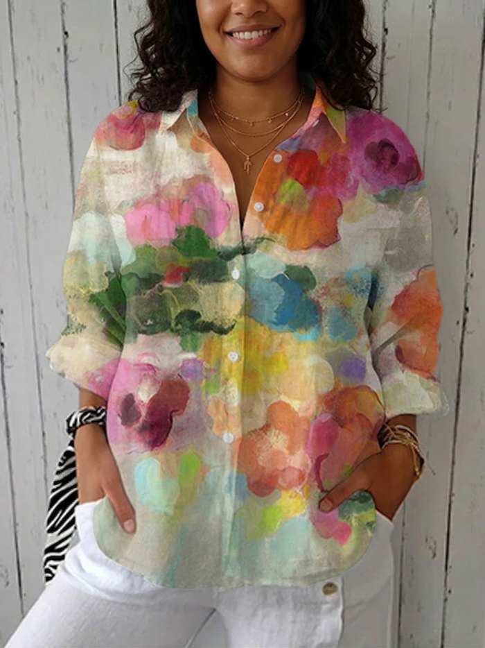 Isolde | Waterverf Dromen Blouse