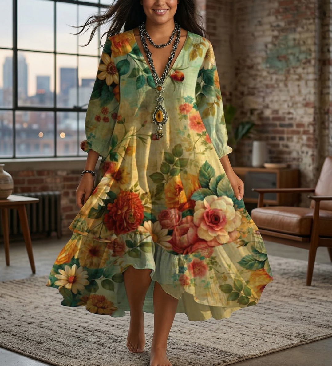 Celestine Breezy Boho Jurk