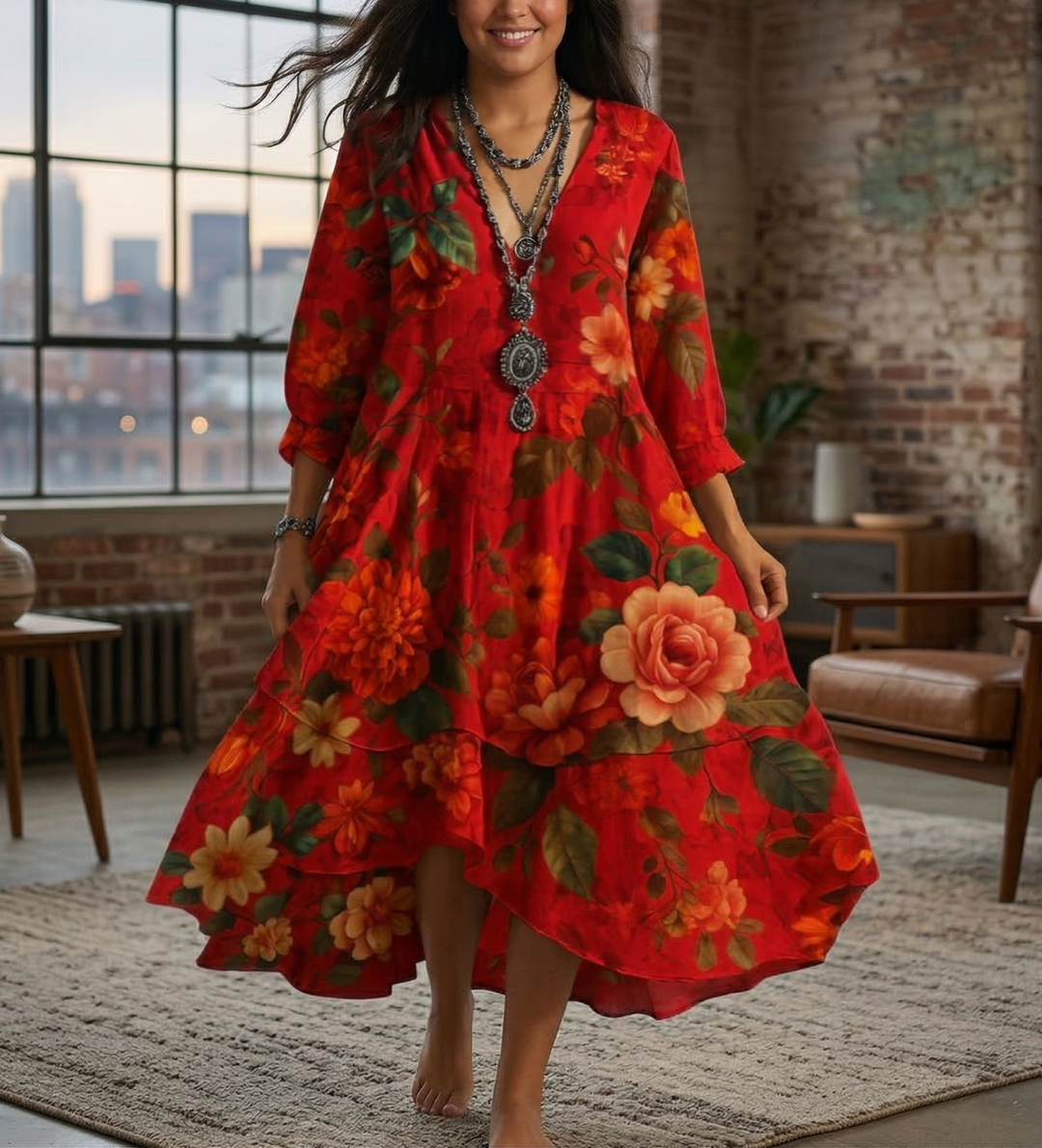 Celestine Breezy Boho Jurk