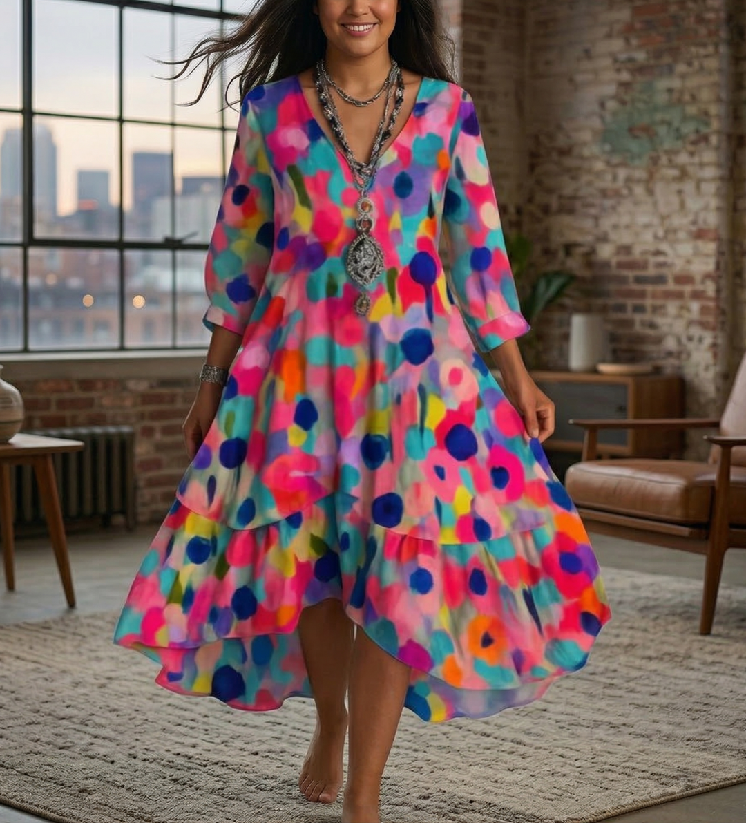 Celestine Breezy Boho Jurk