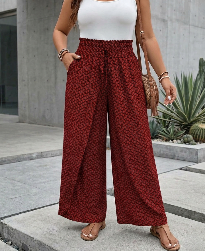 KATYA - DAMES WIDE-LEG Broeken