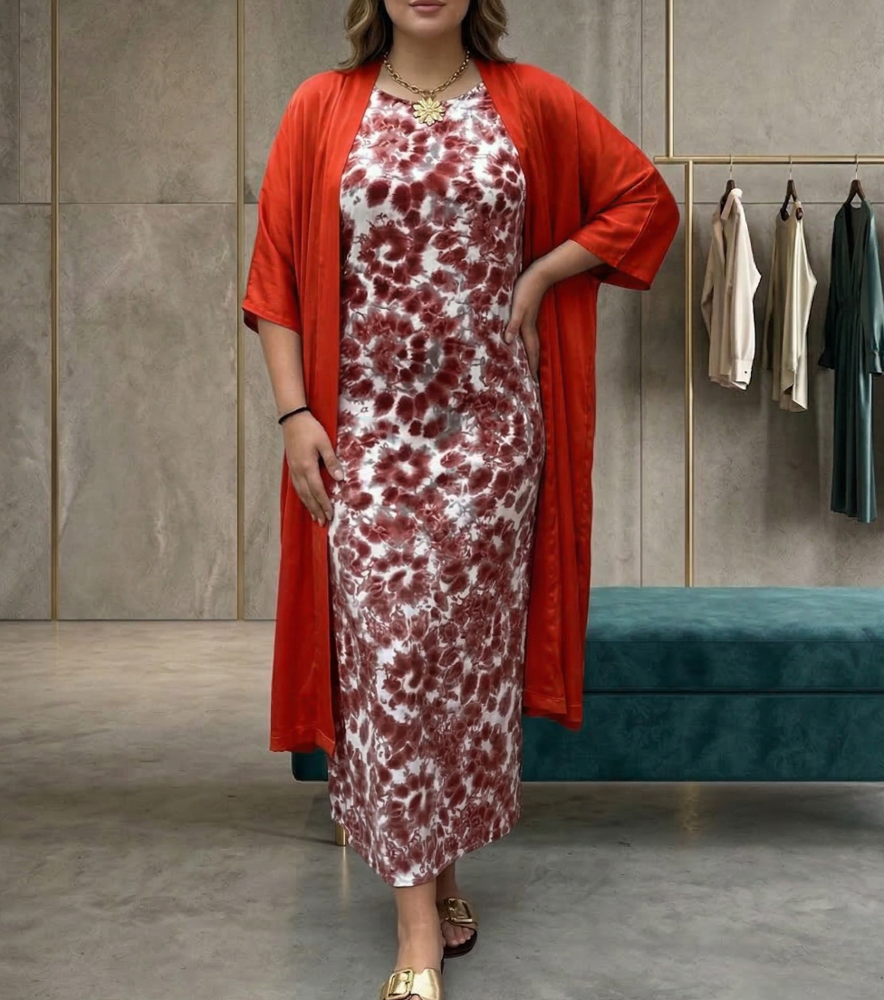 Harlow | Elegante Jurk met Cardigan
