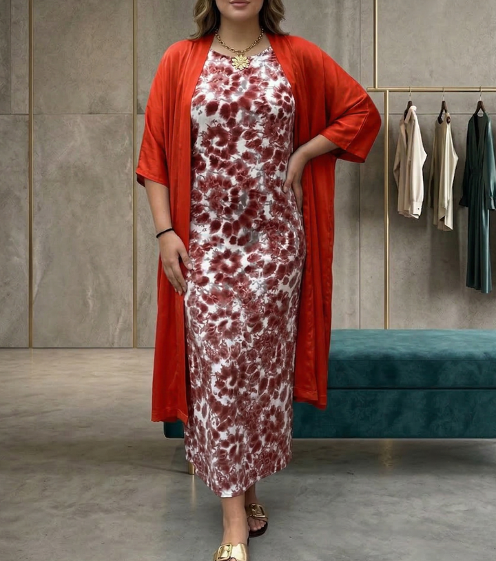 Harlow | Elegante Jurk met Cardigan