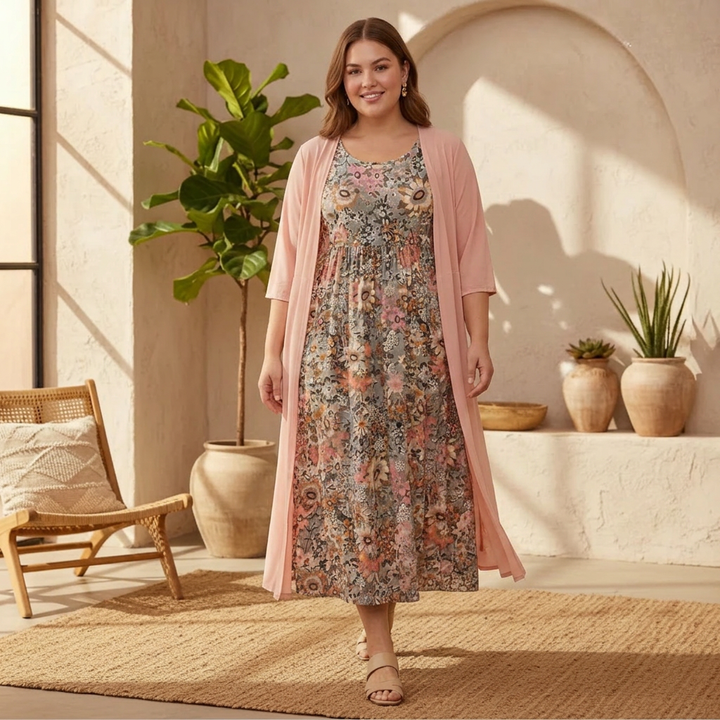 Beatrice - Bloemige Boho Jurk