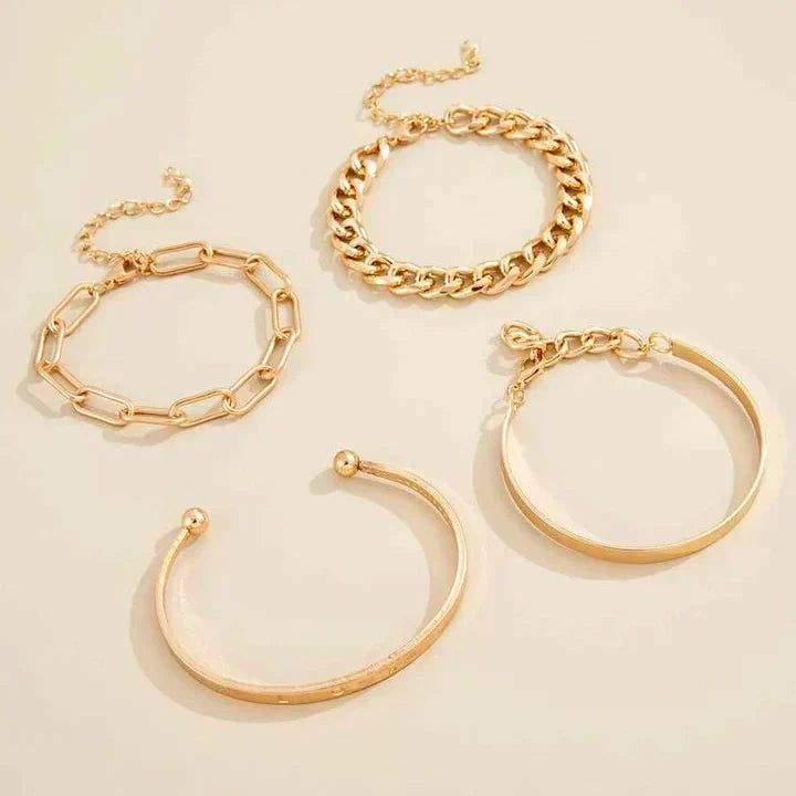 Maeve Mercer Armband Set | Goud