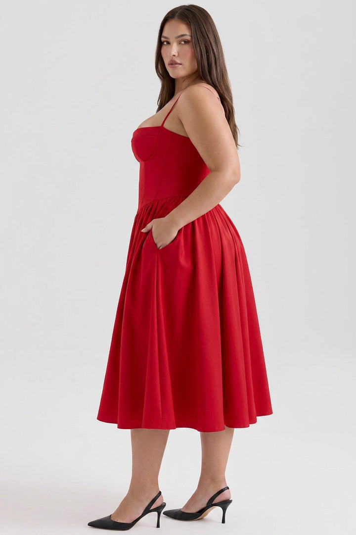 Fleur Midi Jurk