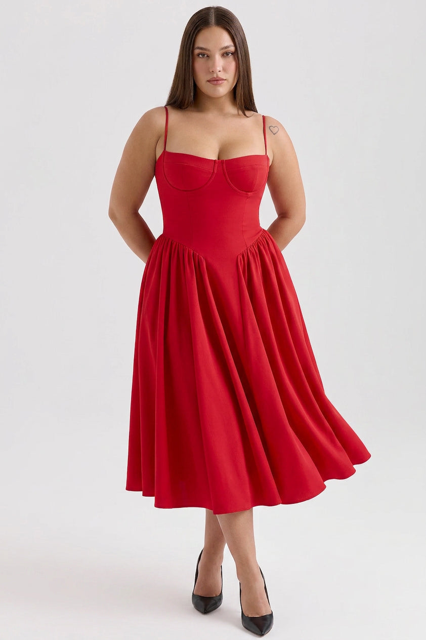 Fleur Midi Jurk