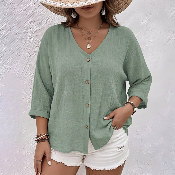 Lottie | Ontspannen Button-Up Blouse