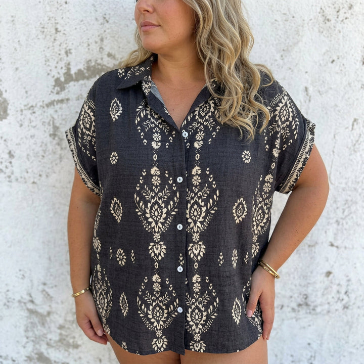 Lottie | Boho Jurk Katoen-Linnen