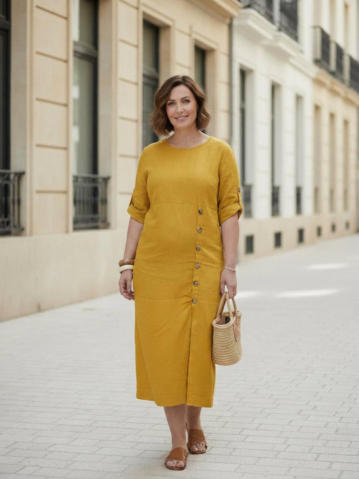 Esmé - Linnen Elegantie Jurk