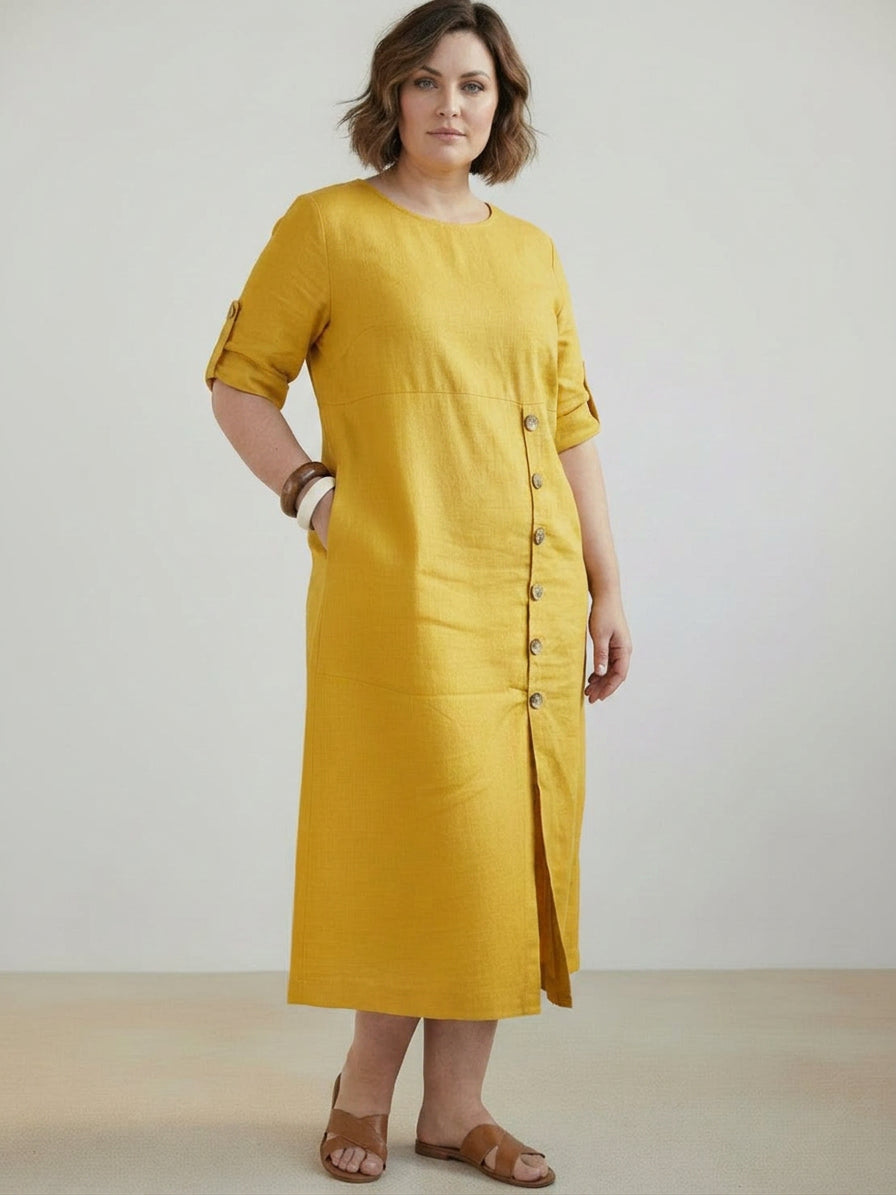 Esmé - Linnen Elegantie Jurk