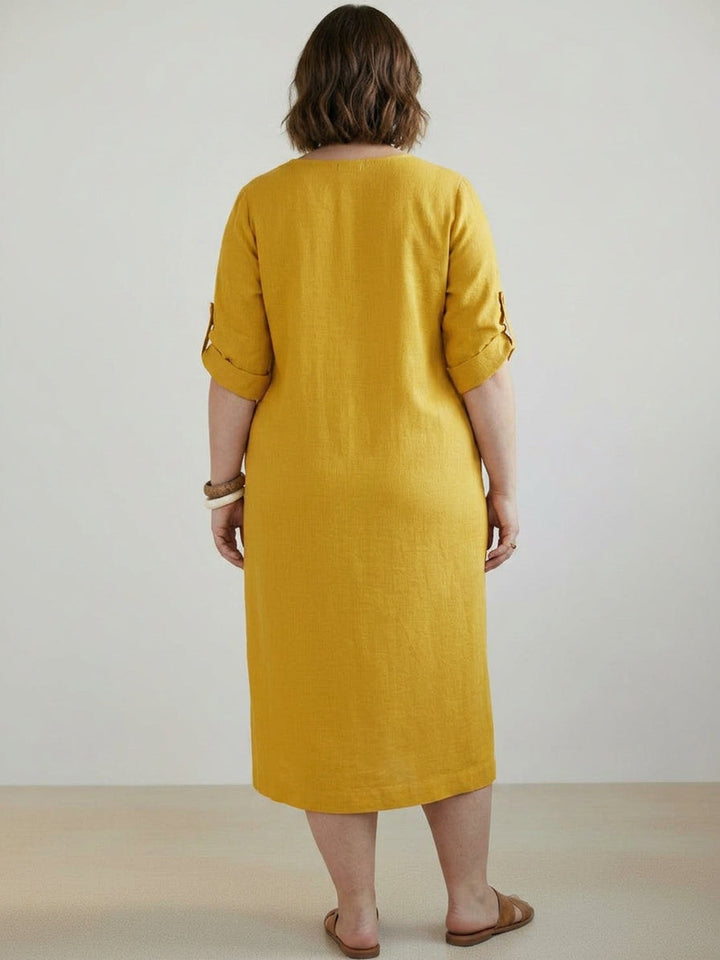 Esmé - Linnen Elegantie Jurk