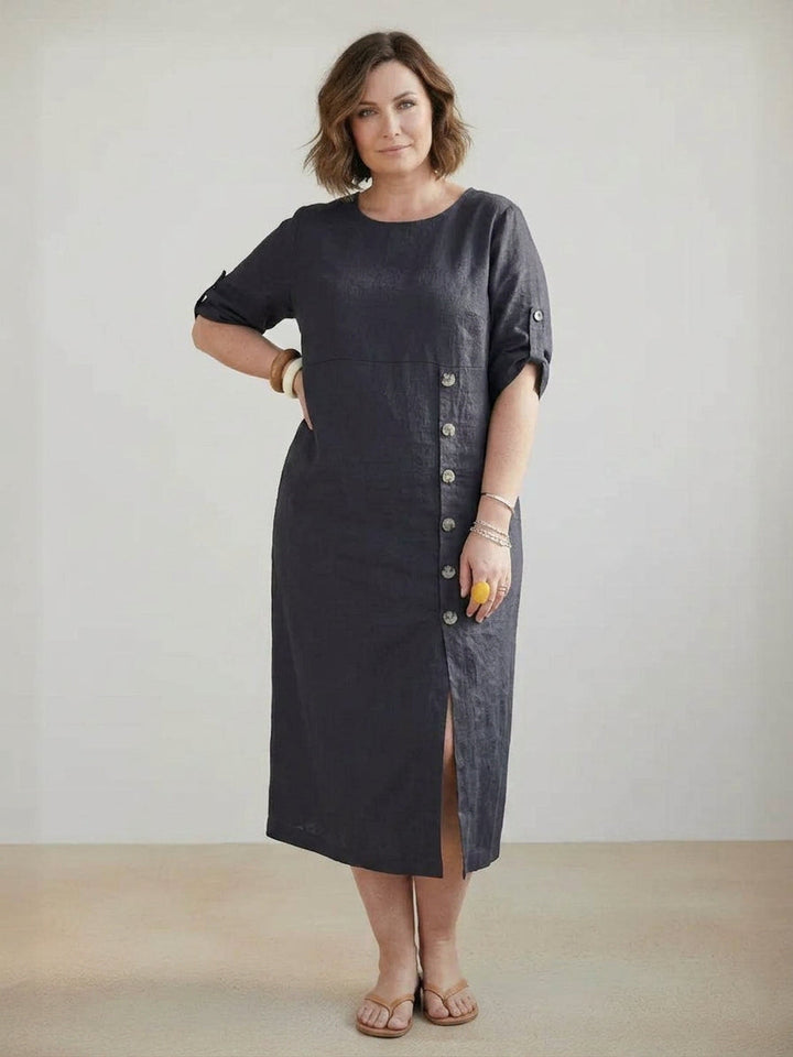 Esmé - Linnen Elegantie Jurk