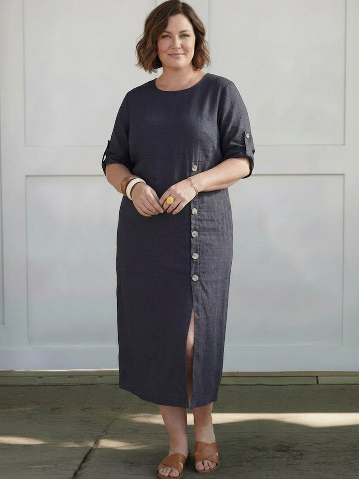 Esmé - Linnen Elegantie Jurk