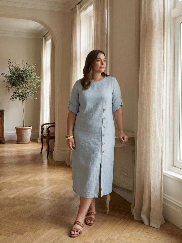Esmé - Linnen Elegantie Jurk