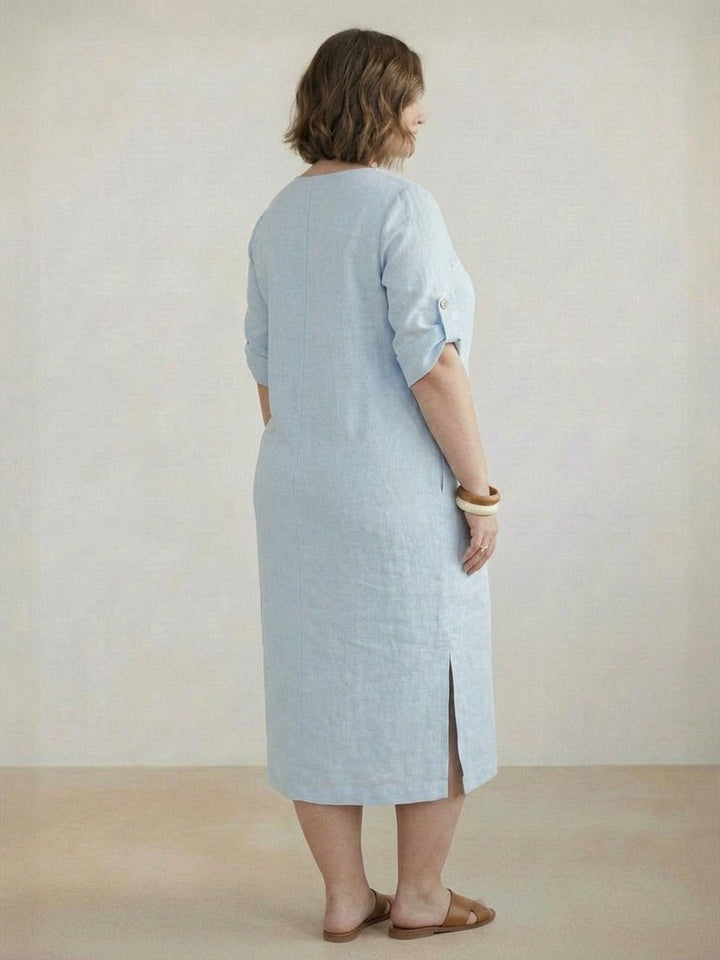 Esmé - Linnen Elegantie Jurk