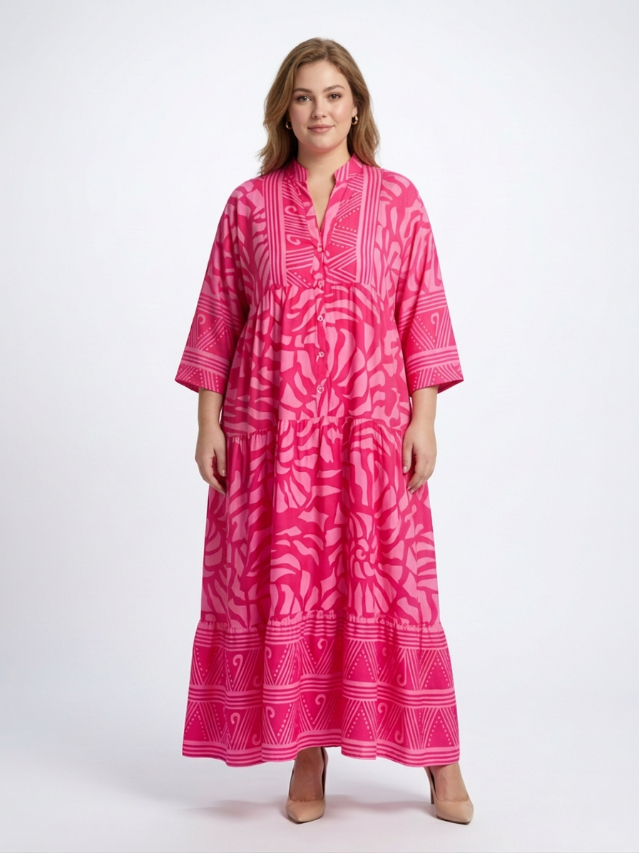 Mirabel | Knop Voor Midi Jurk
