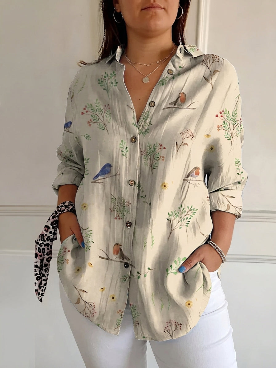 Opaline | Chic Blouse met Speelse Prints
