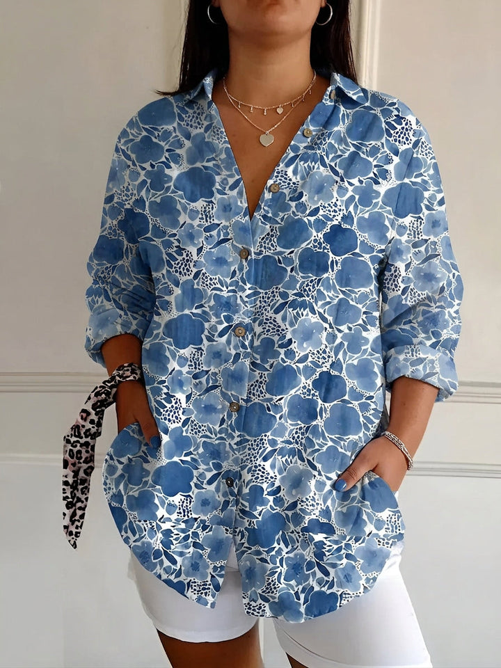 Opaline | Chic Blouse met Speelse Prints