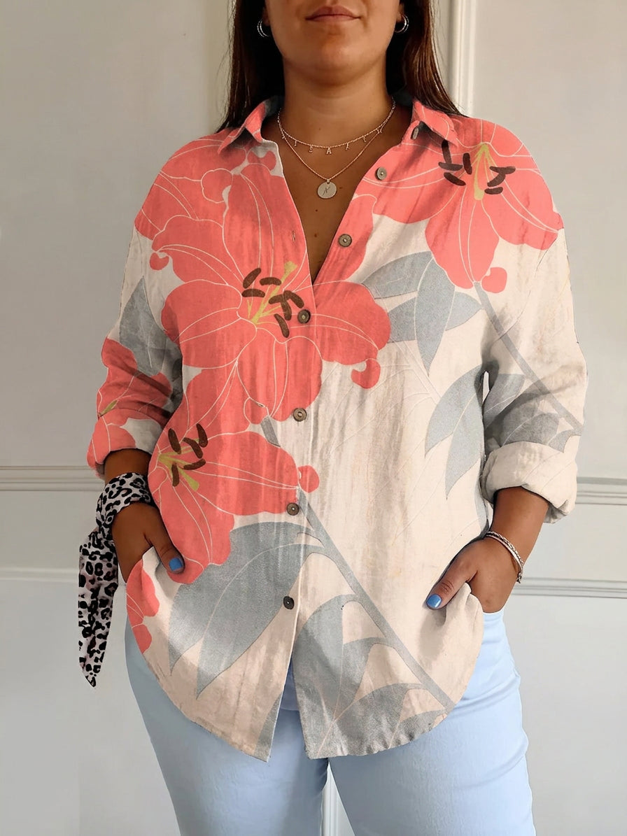 Opaline | Chic Blouse met Speelse Prints