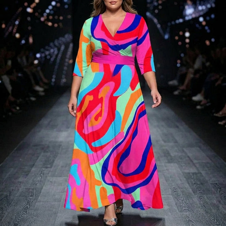 Vera | Chic Jurk met Bloemenprint