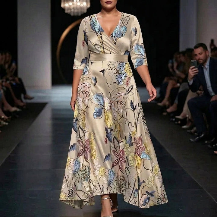 Vera | Chic Jurk met Bloemenprint