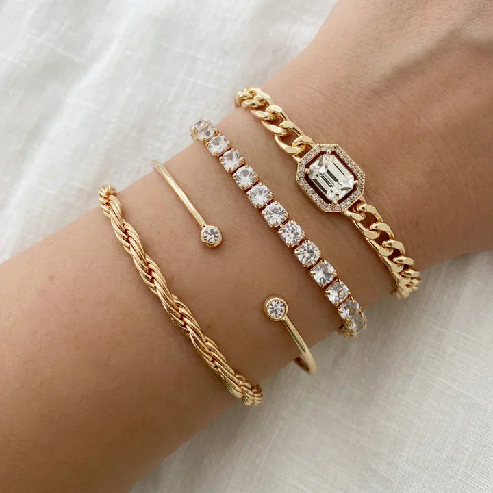 Yasmin Calvina Armband Set | Goud