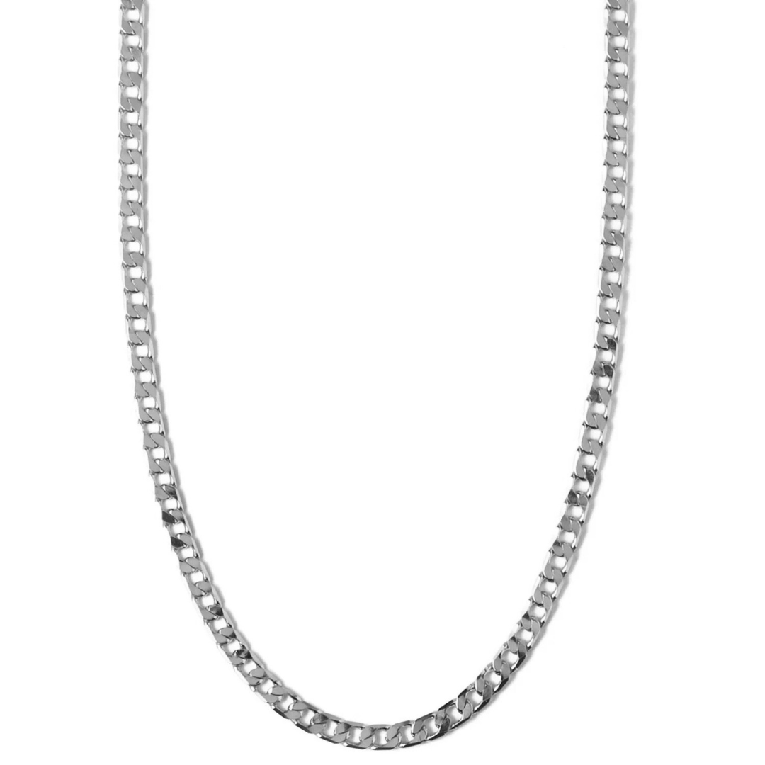 Yara Link Curb Chain Necklace | Wit Goud