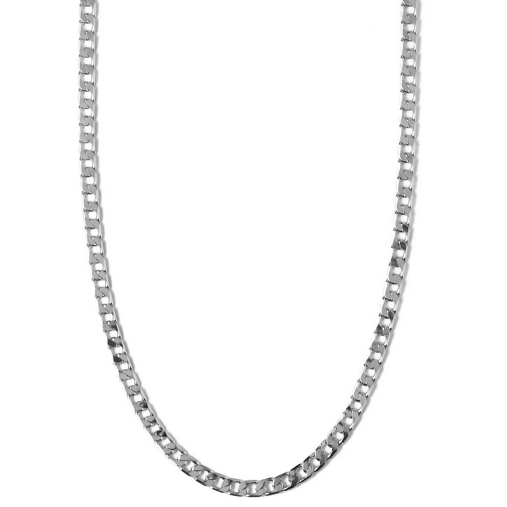 Yara Link Curb Chain Necklace | Wit Goud